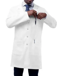  Adar Unisex 36 Snap Front Lab Coat